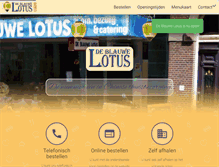 Tablet Screenshot of blauwe-lotus.nl